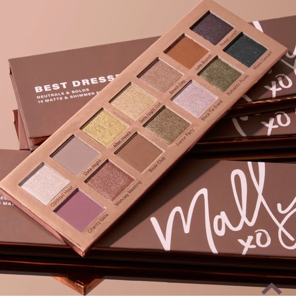 Mally Beauty - Best Dressed Lids Neutrals and Bolds 14 Matte and Shimmer - Picture 2 of 4